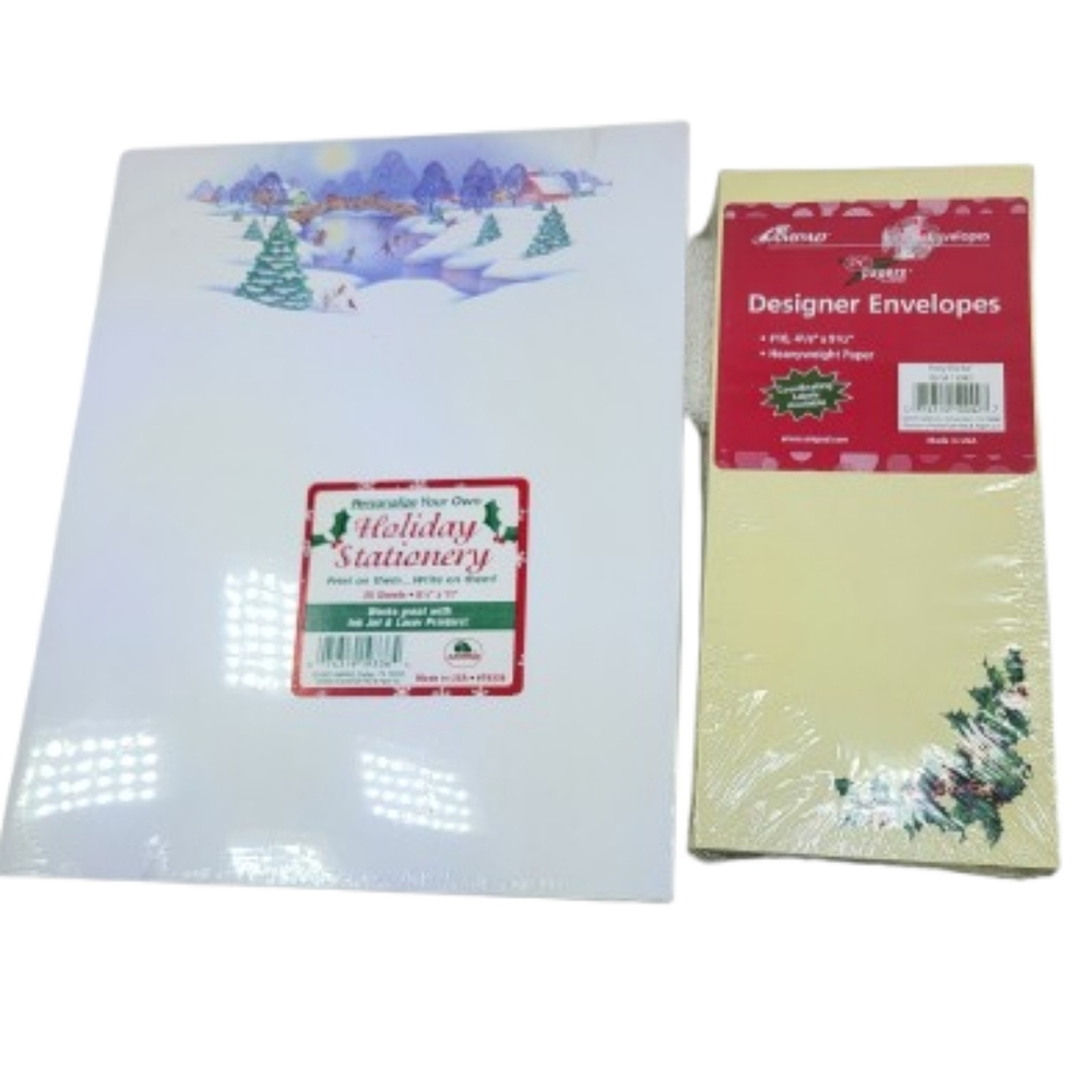 Ampad Holiday Stationery and Designer Envelopes Set